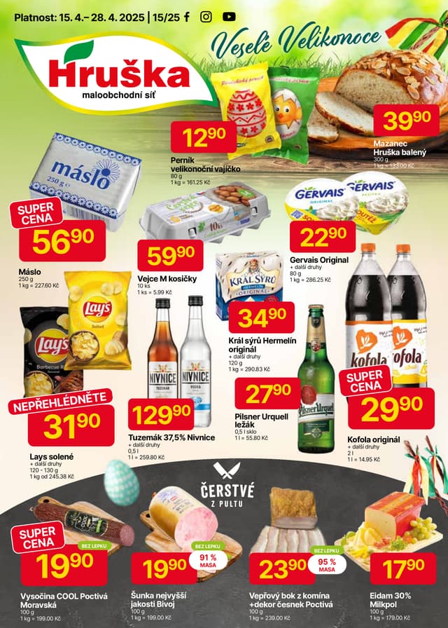 Hruška supermarket leták 15.-28.4.