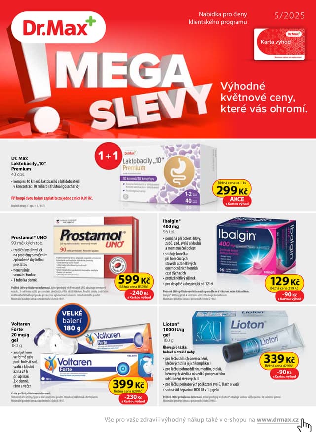 Dr. Max lékárny leták 1.-31.5.
