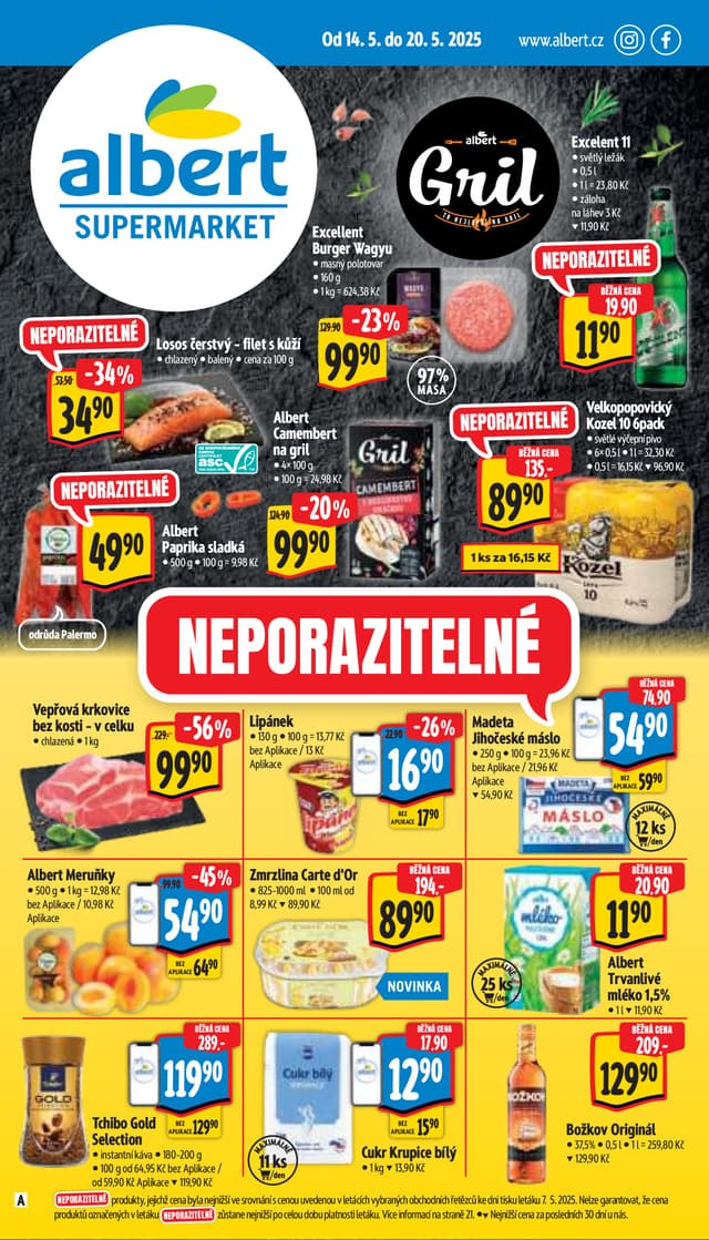 Albert supermarket leták 14.-20.5.