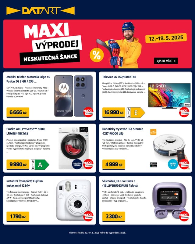 Datart elektro leták 12.-19.5.